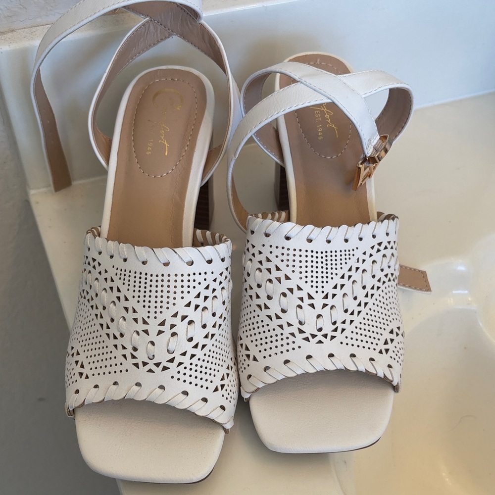 Elegant White Sandals